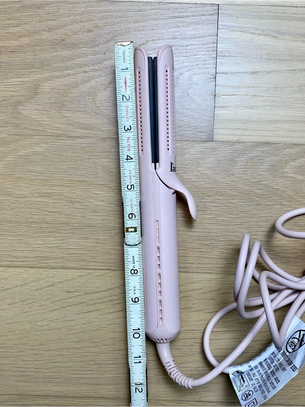 Classic L’ange 360 Airflow Titanium 2 in 1 Straightener And Curling Tool Blush